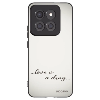 Picasee Μαύρη θήκη σιλικόνης για Xiaomi 14 Pro - Love is a drug