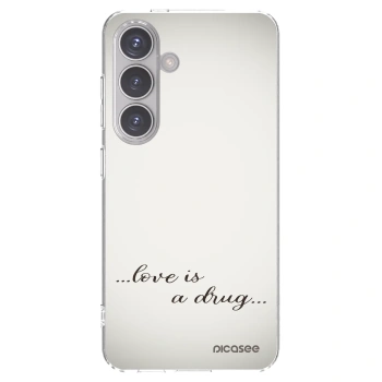 Picasee διαφανής θήκη σιλικόνης Samsung Galaxy S24 S921B 5G - Love is a drug