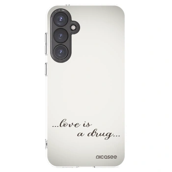 Picasee διαφανής θήκη σιλικόνης Samsung Galaxy S23 FE S711B - Love is a drug