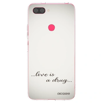 Picasee διαφανής θήκη σιλικόνης Xiaomi Mi 8 Lite - Love is a drug