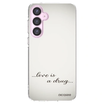 Picasee διαφανής θήκη σιλικόνης Samsung Galaxy A55 5G A556B - Love is a drug