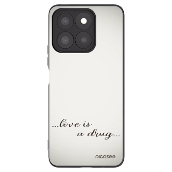 Picasee Μαύρη θήκη σιλικόνης για Honor X8b - Love is a drug