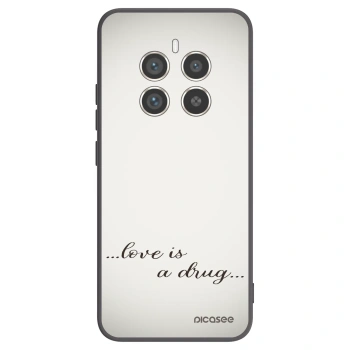 Picasee Μαύρη θήκη σιλικόνης για Realme 12 Pro 5G - Love is a drug