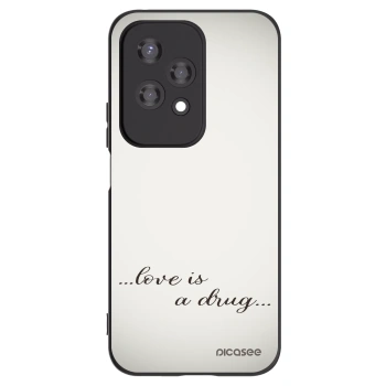 Picasee Μαύρη θήκη σιλικόνης για Honor 200 Lite - Love is a drug