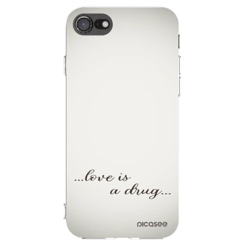 Picasee διαφανής θήκη σιλικόνης Apple iPhone 7 - Love is a drug