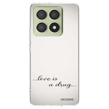 Picasee διαφανής θήκη σιλικόνης Xiaomi 14T - Love is a drug