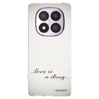 Picasee διαφανής θήκη σιλικόνης Xiaomi Redmi Note 14 Pro 5G - Love is a drug