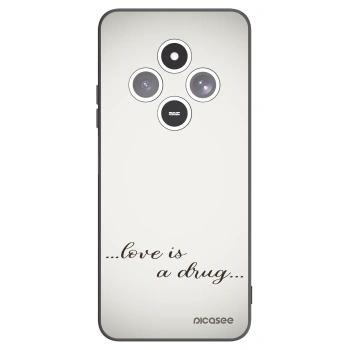 Picasee Μαύρη θήκη σιλικόνης για Xiaomi Redmi 14C - Love is a drug