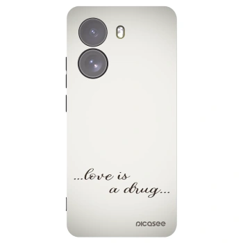 Picasee Μαύρη θήκη σιλικόνης για Xiaomi Poco X7 - Love is a drug