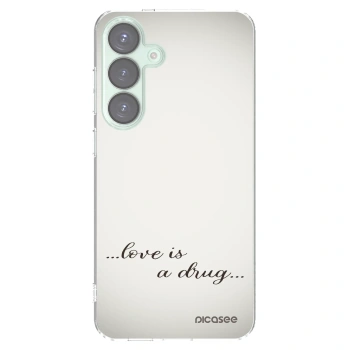 Picasee διαφανής θήκη σιλικόνης Samsung Galaxy S25+ 5G - Love is a drug
