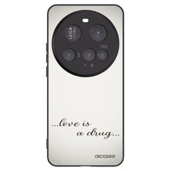 Picasee Μαύρη θήκη σιλικόνης για Xiaomi 15 Ultra - Love is a drug