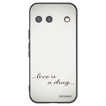 Picasee Μαύρη θήκη σιλικόνης για Google Pixel 9 - Love is a drug