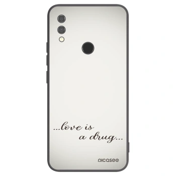 Picasee Μαύρη θήκη σιλικόνης για Xiaomi Redmi Note 7 - Love is a drug