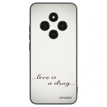 Picasee Μαύρη θήκη σιλικόνης για Xiaomi Poco C75 - Love is a drug