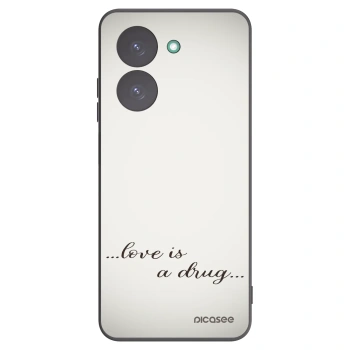 Picasee Μαύρη θήκη σιλικόνης για Xiaomi Redmi A5 - Love is a drug