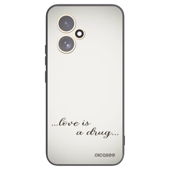 Picasee Μαύρη θήκη σιλικόνης για Honor 400 5G - Love is a drug