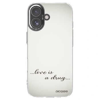 Picasee διαφανής θήκη σιλικόνης Apple iPhone 17 - Love is a drug