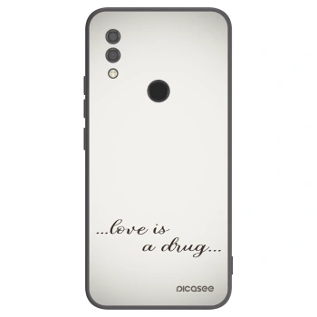 Picasee Μαύρη θήκη σιλικόνης για Xiaomi Redmi 7 - Love is a drug