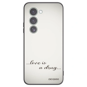 Picasee Μαύρη θήκη σιλικόνης για Xiaomi Redmi 15 5G - Love is a drug