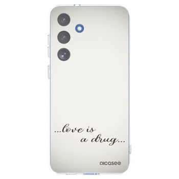 Picasee διαφανής θήκη σιλικόνης Samsung Galaxy S25 FE 5G - Love is a drug