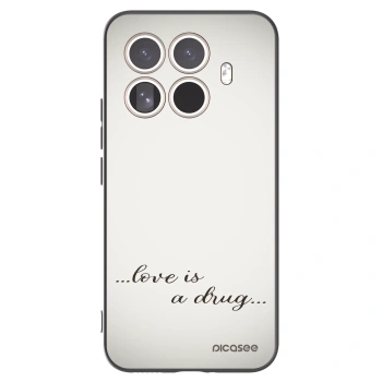 Picasee Μαύρη θήκη σιλικόνης για Xiaomi 15T Pro - Love is a drug