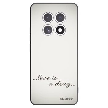 Picasee Μαύρη θήκη σιλικόνης για Xiaomi Redmi Note 15 - Love is a drug