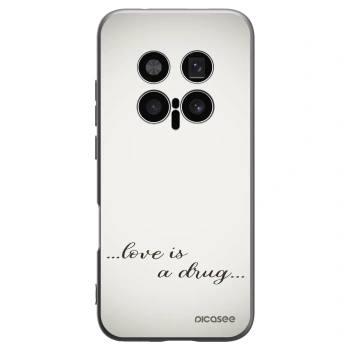Picasee Μαύρη θήκη σιλικόνης για Honor Magic8 Pro 5G - Love is a drug