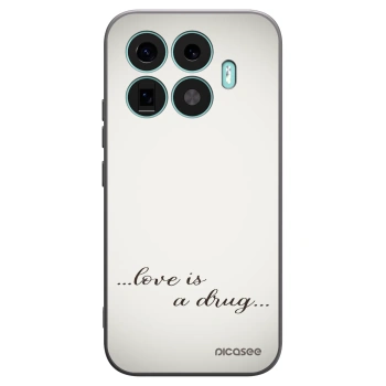 Picasee Μαύρη θήκη σιλικόνης για Xiaomi 17T - Love is a drug