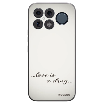 Picasee Μαύρη θήκη σιλικόνης για Xiaomi Poco F8 Ultra - Love is a drug