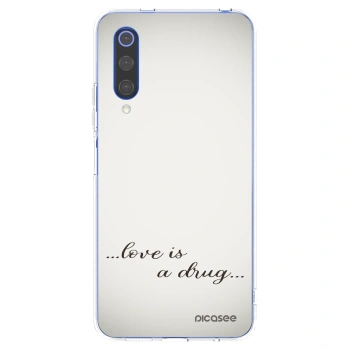 Picasee διαφανής θήκη σιλικόνης Xiaomi Mi 9 SE - Love is a drug