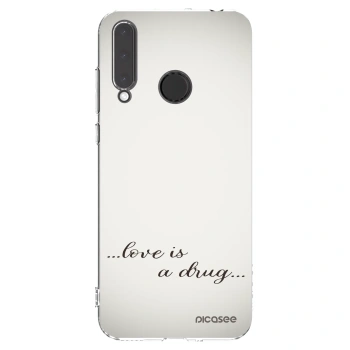 Picasee διαφανής θήκη σιλικόνης Honor 20 Lite - Love is a drug