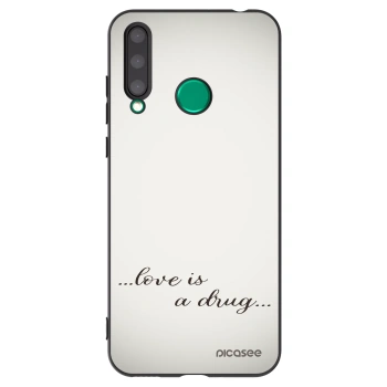 Picasee Μαύρη θήκη σιλικόνης για Honor 20 Lite - Love is a drug