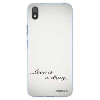 Picasee διαφανής θήκη σιλικόνης Xiaomi Redmi 7A - Love is a drug