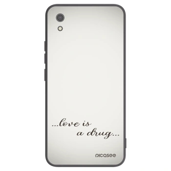 Picasee Μαύρη θήκη σιλικόνης για Xiaomi Redmi 7A - Love is a drug