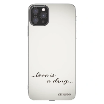 Picasee διαφανής θήκη σιλικόνης Apple iPhone 11 Pro Max - Love is a drug