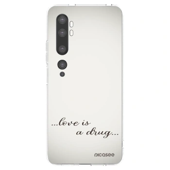 Picasee διαφανής θήκη σιλικόνης Xiaomi Mi Note 10 (Pro) - Love is a drug