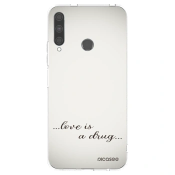 Picasee διαφανής θήκη σιλικόνης Huawei P40 Lite E - Love is a drug