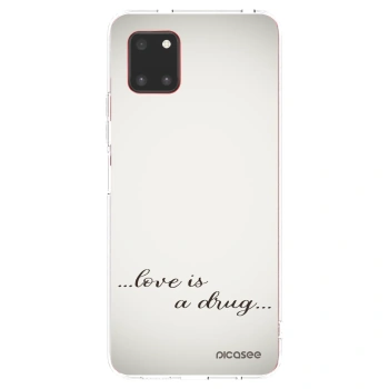 Picasee διαφανής θήκη σιλικόνης Samsung Galaxy Note 10 Lite N770F - Love is a drug