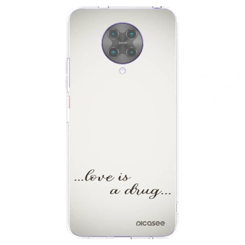 Picasee διαφανής θήκη σιλικόνης Xiaomi Poco F2 Pro - Love is a drug