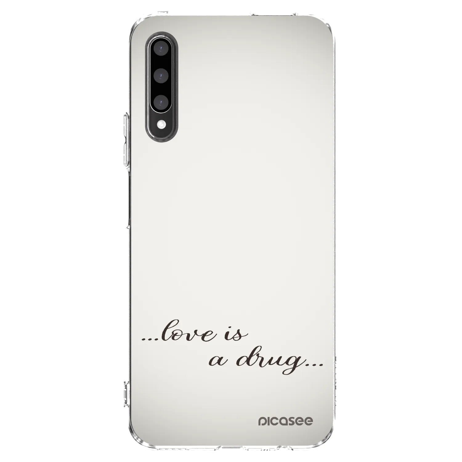 Picasee διαφανής θήκη σιλικόνης Honor 9X Pro - Love is a drug