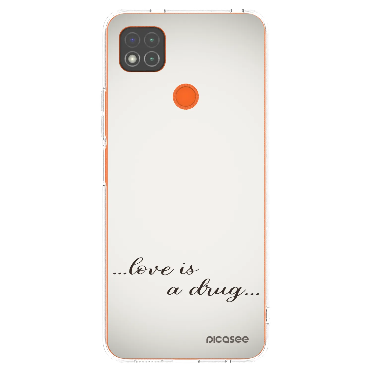 Picasee διαφανής θήκη σιλικόνης Xiaomi Redmi 9C - Love is a drug