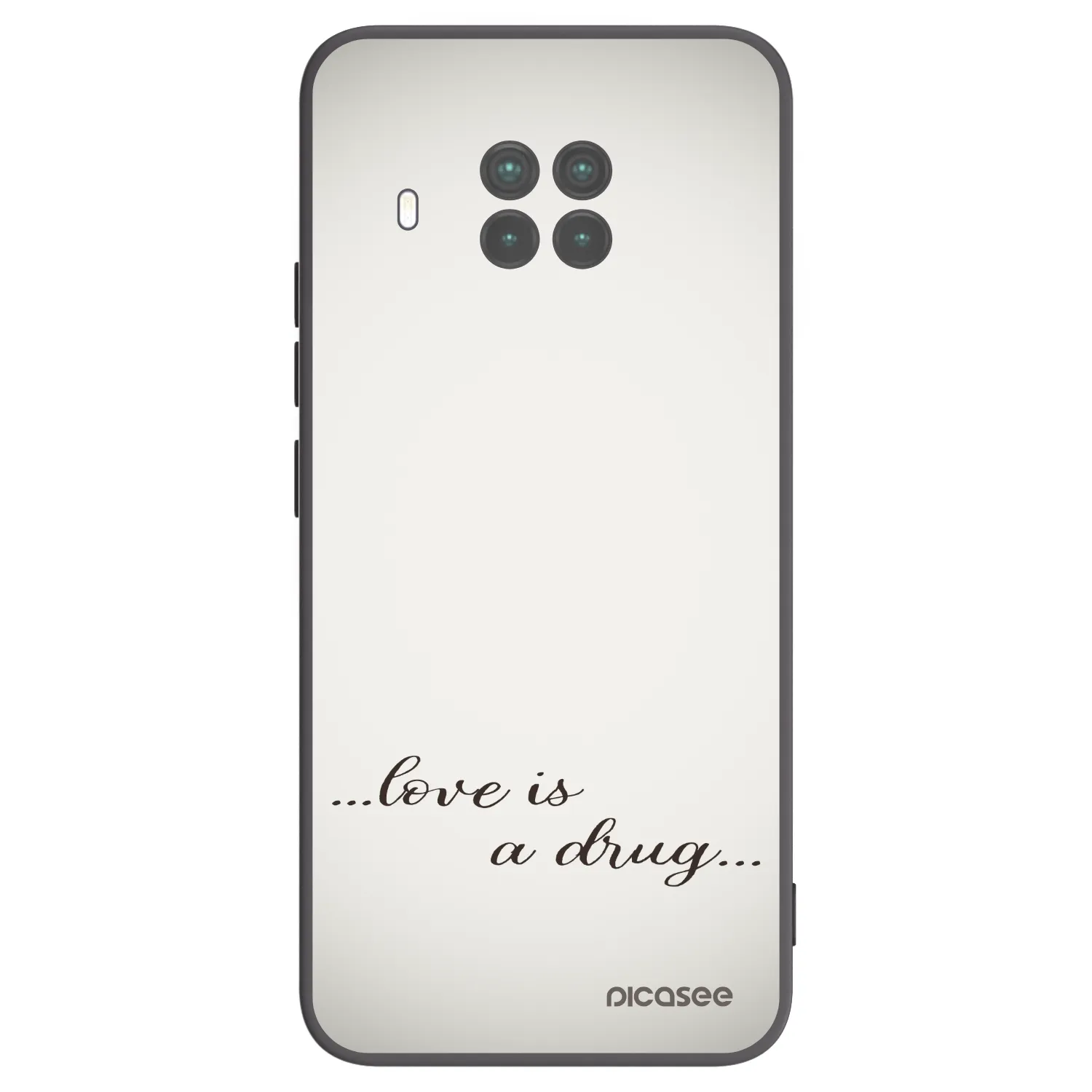 Picasee Μαύρη θήκη σιλικόνης για Xiaomi Mi 10T Lite - Love is a drug