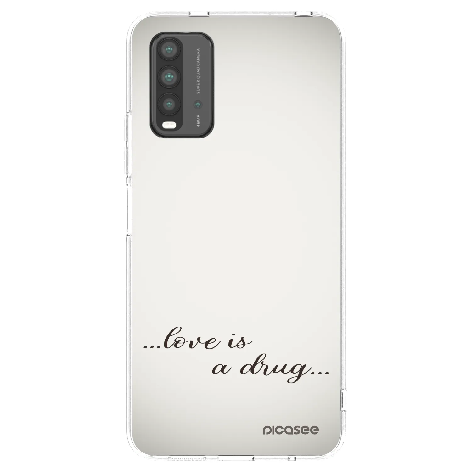 Picasee διαφανής θήκη σιλικόνης Xiaomi Redmi 9T - Love is a drug