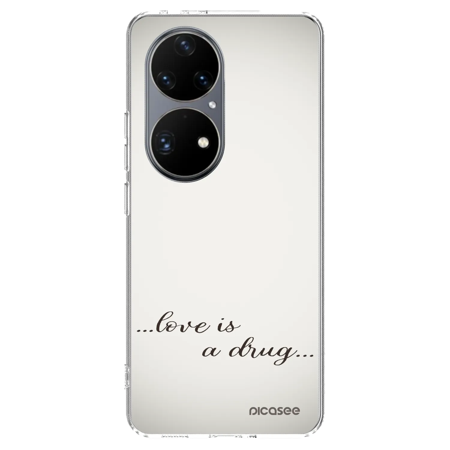 Picasee διαφανής θήκη σιλικόνης Huawei P50 - Love is a drug