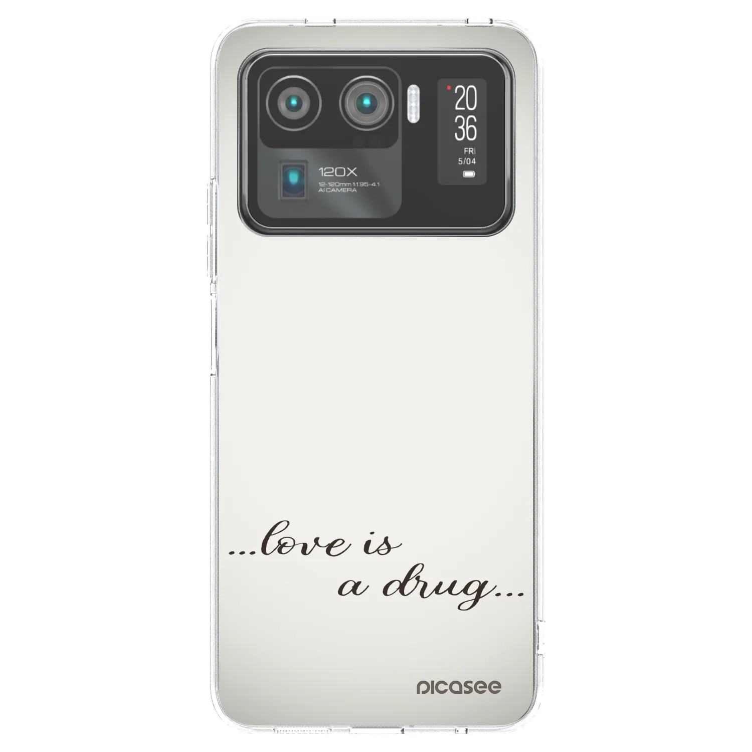 Picasee διαφανής θήκη σιλικόνης Xiaomi Mi 11 Ultra - Love is a drug