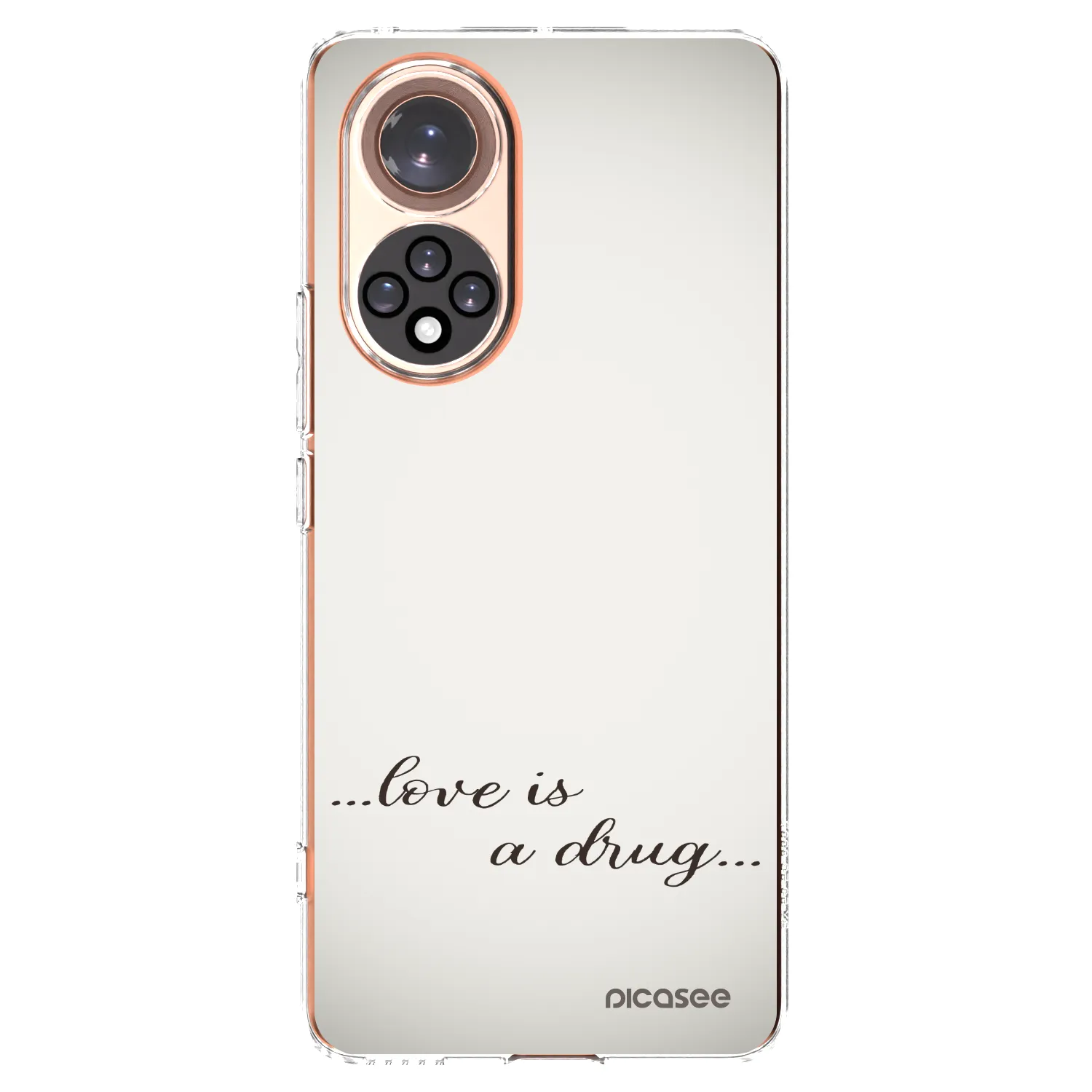 Picasee διαφανής θήκη σιλικόνης Honor 50 5G - Love is a drug