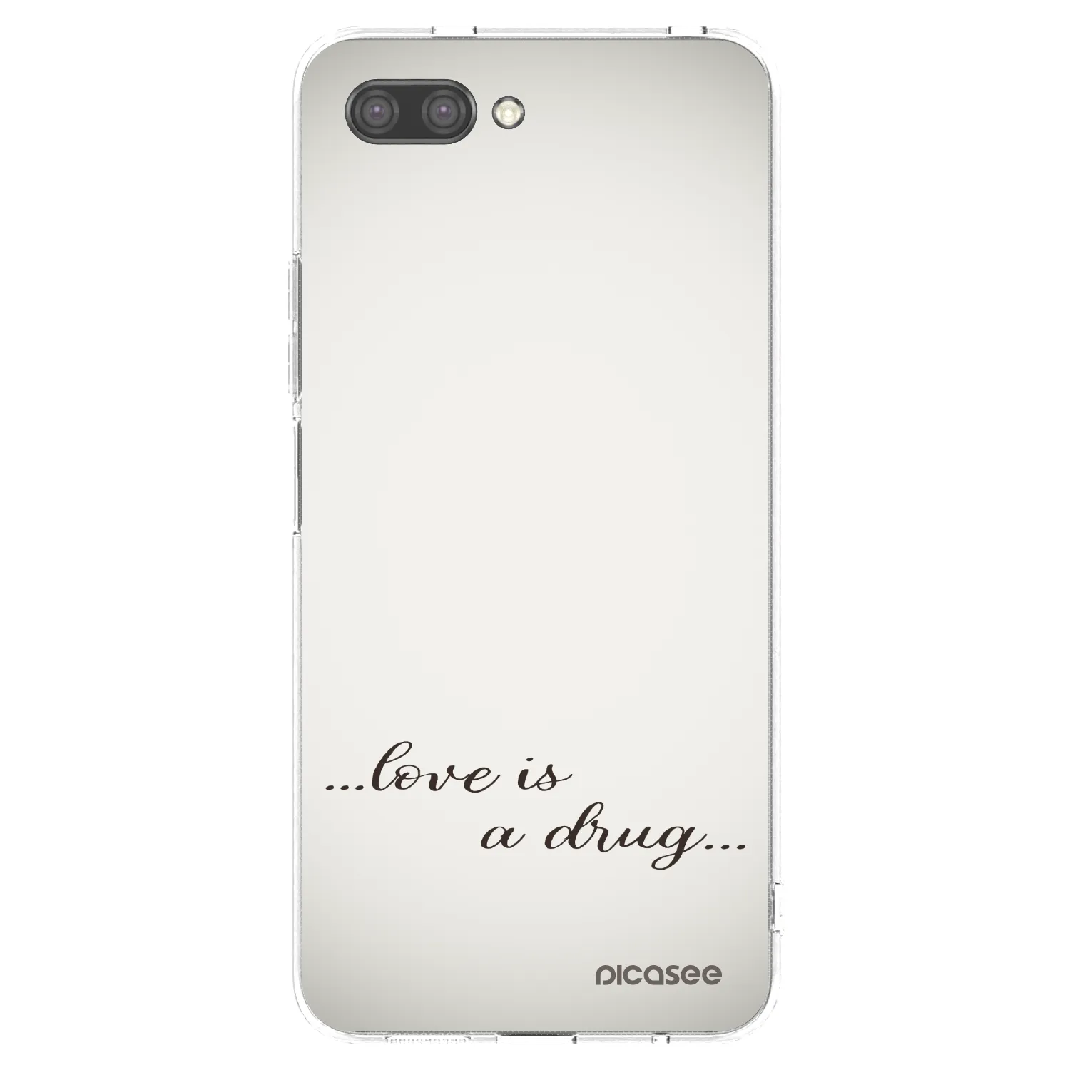 Picasee διαφανής θήκη σιλικόνης Honor 10 - Love is a drug