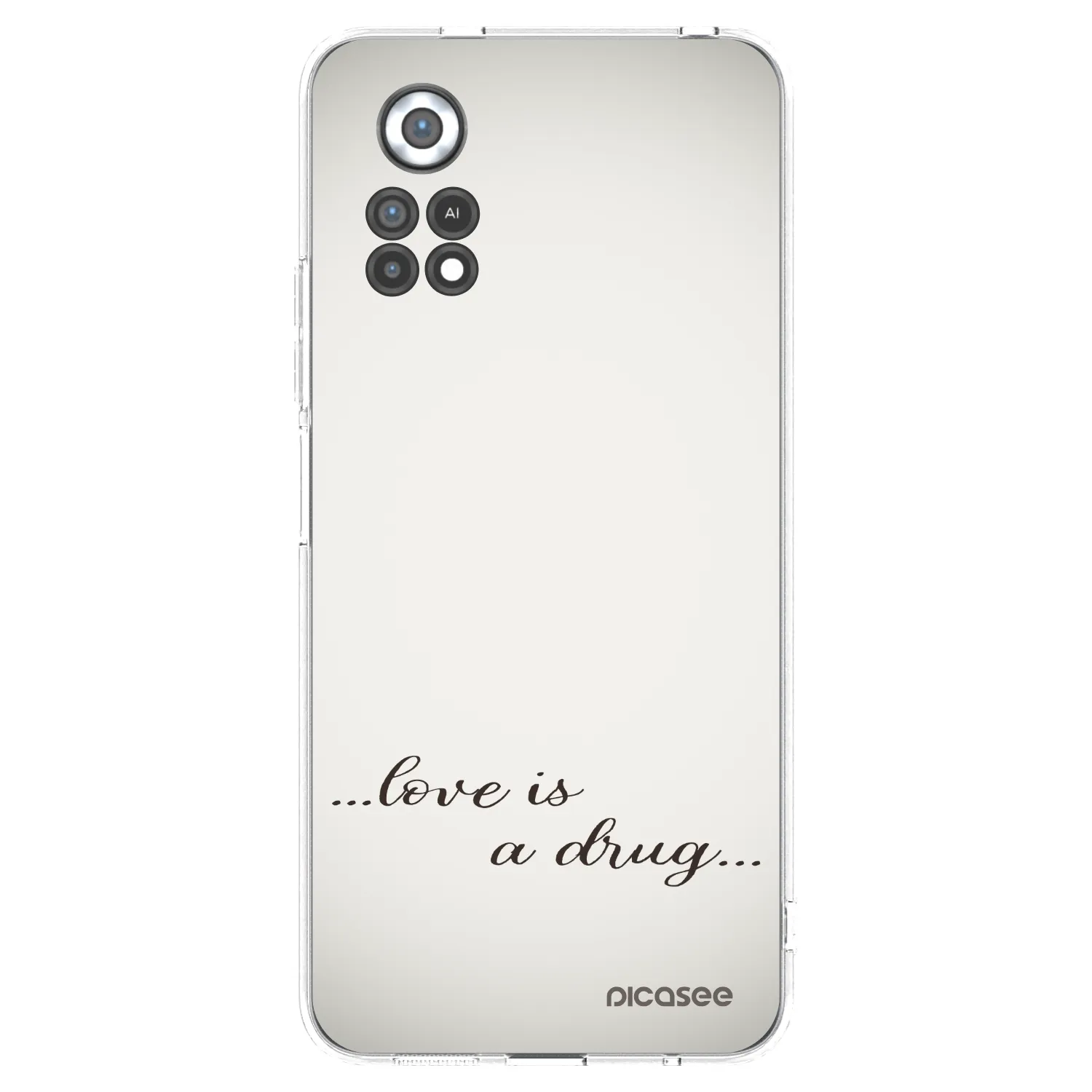 Picasee διαφανής θήκη σιλικόνης Xiaomi Poco X4 Pro 5G - Love is a drug