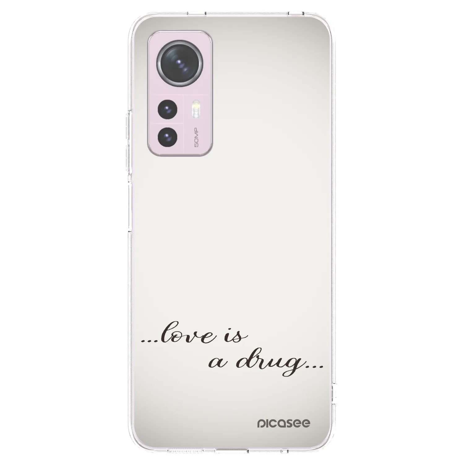 Picasee διαφανής θήκη σιλικόνης Xiaomi 12 - Love is a drug