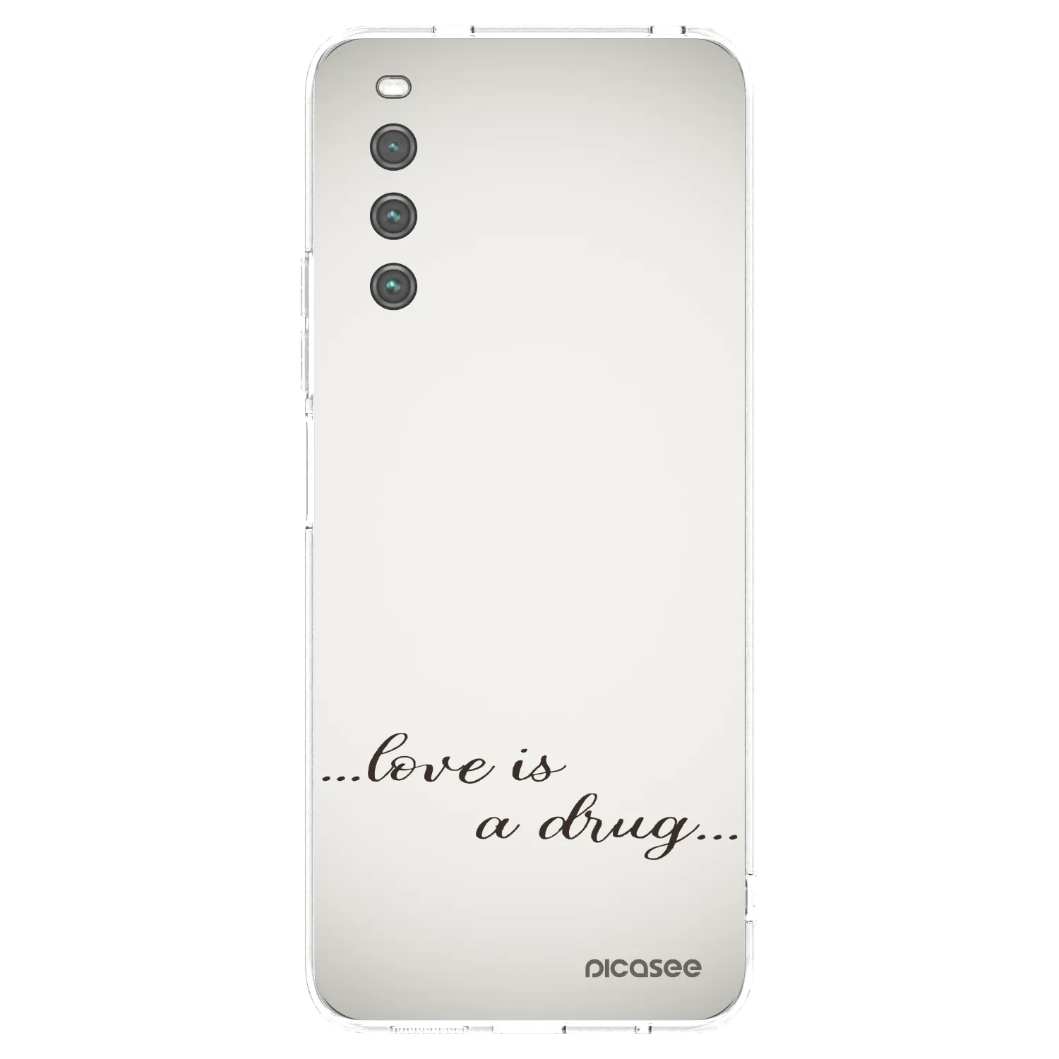 Picasee διαφανής θήκη σιλικόνης Sony Xperia 10 IV 5G - Love is a drug